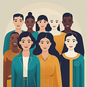 la diversité visuelle attendue dans une communication inclusive