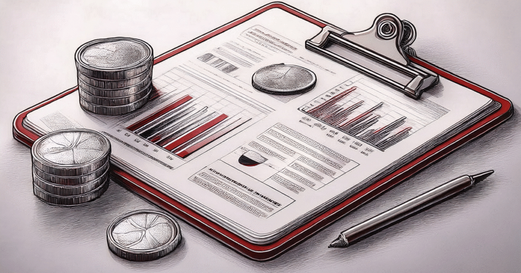 Illustration du Module 2 sur la tarification, avec des calculs et des chiffres pour symboliser la rentabilité.